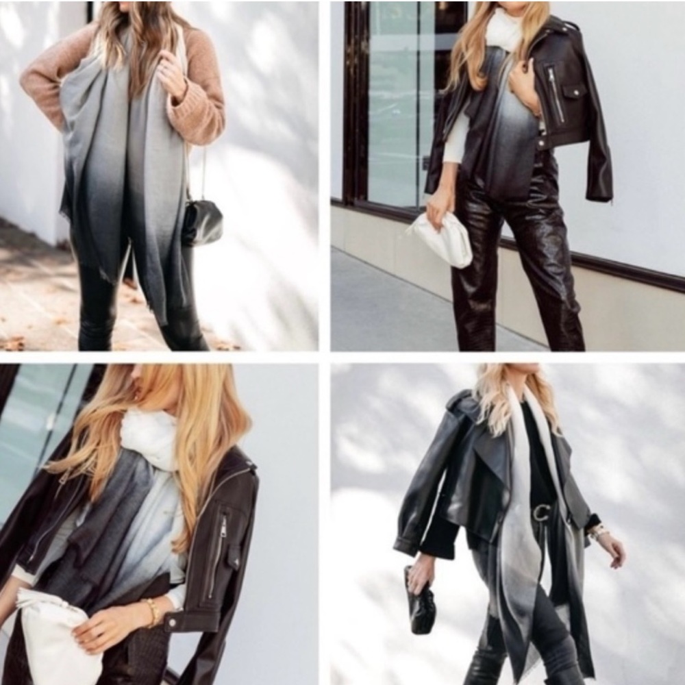 NWT Carly Cushnie Ombre Scarf